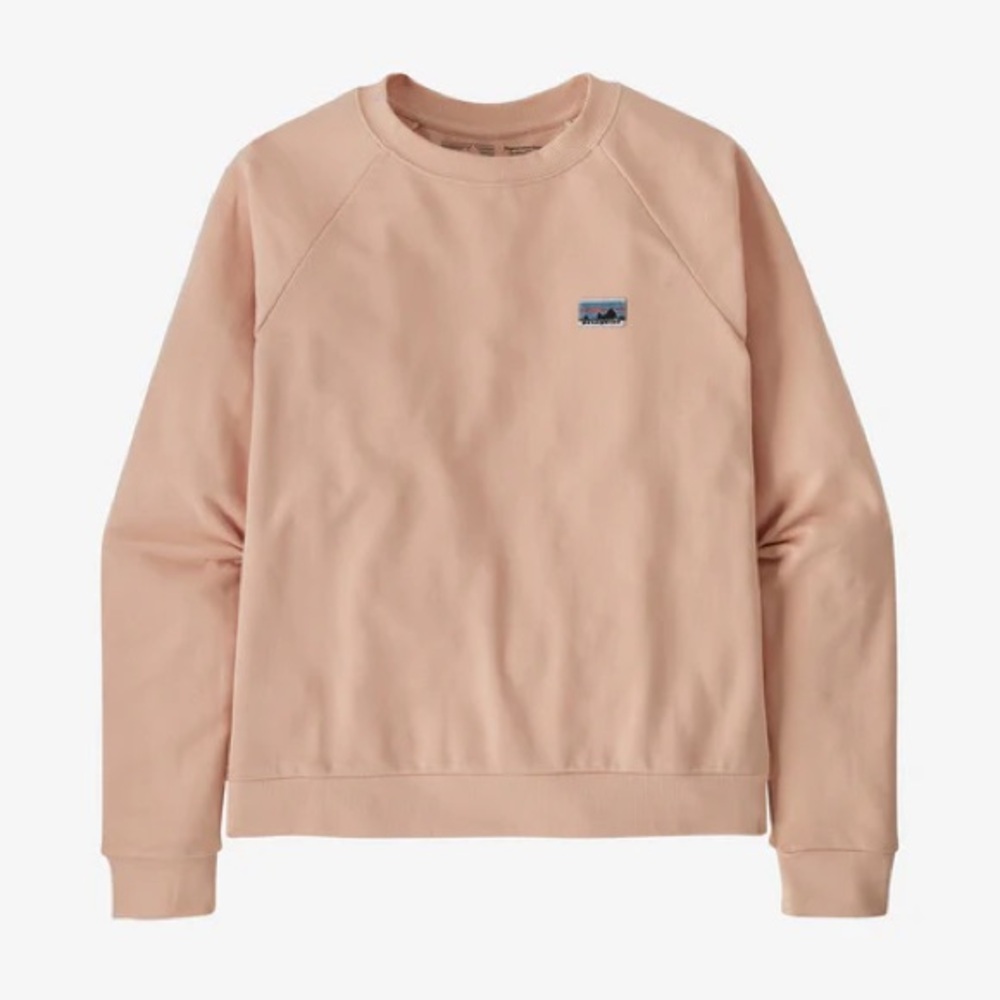 Patagonia Women's Crewneck Sweater in Blush Pink